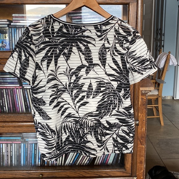 Burnout Veto Moda - One Fashion SS Blouse Size Large - Picture 5 of 9